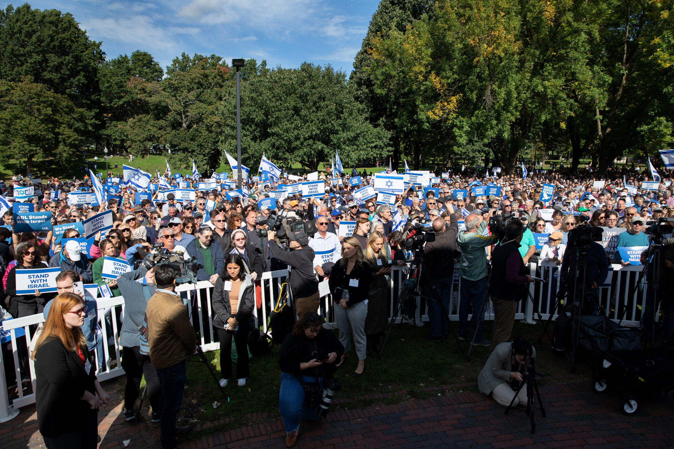 WE STAND IN SOLIDARITY WITH ISRAEL.